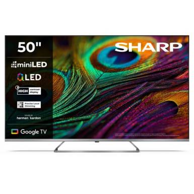 SHARP 50JP7265E 50"/126cm 4K Ultra HD QLED MiniLED Google TV Harman/Kardon hangszórókkal, 3840x2160, 4xHDMI/2xUSB 50JP7265E SHARP 50JP7265E 50"/126cm 4K Ultra HD QLED MiniLED Google TV Harman/Kardon hangszórókkal, 3840x2160, 4xHDMI/2xUSB 50JP7265E