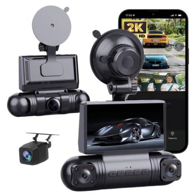 BLACKBIRD Autós Kamera S23Q 4 csatornás 2K Wifi, applikációs vezérlés BH1705 BLACKBIRD Autós Kamera S23Q 4 csatornás 2K Wifi, applikációs vezérlés BH1705