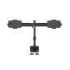 MULTIBRACKETS Asztali konzol (2 képernyős rögzítőkar), M VESA Desktopmount Dual Desk Clamp 24-32" (max.VESA: 200x200 mm) 7350105210365