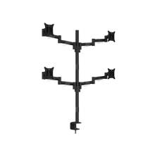 MULTIBRACKETS Asztali konzol (4 képernyős), M VESA Deskmount Officeline Quad Black (15-30", max.VESA: 100x100 mm) 7350073735891 MULTIBRACKETS Asztali konzol (4 képernyős), M VESA Deskmount Officeline Quad Black (15-30", max.VESA: 100x100 mm) 7350073735891