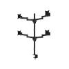 MULTIBRACKETS Asztali konzol (4 képernyős), M VESA Deskmount Officeline Quad Black (15-30", max.VESA: 100x100 mm) 7350073735891