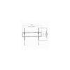 SBOX PLB-3446T-2 fali konzol,37-70" dönthető, 600X400MM, 50KG MAX. W029867 PLB-3446T-2