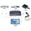 TECHLY HDMI switch, 3 in 1 out, 4K Ultra HD, IR IDATA HDMI-4K31
