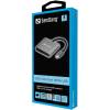 SANDBERG USB-C dokkoló, USB-C Mini Dock HDMI+USB 136-00