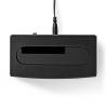 Nedis HDDUSB3210BK HDD / SSD dokkoló, USB 3.2 Gen1, USB Type-A, 2 fiókos, 2,5 / 3,5", USB 3.2 Gen1 HDDUSB3210BK