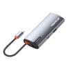 COLORWAY USB-elosztó (dokkolóállomás) CW-HUB01, ColorWay USB-C 5-b-1 Type C PD 100W/USB3.0x3/HDMI 4K CW-HUB01