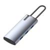 COLORWAY USB-elosztó (dokkolóállomás) CW-HUB01, ColorWay USB-C 5-b-1 Type C PD 100W/USB3.0x3/HDMI 4K CW-HUB01