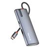 COLORWAY USB-elosztó (dokkolóállomás) CW-HUB01, ColorWay USB-C 5-b-1 Type C PD 100W/USB3.0x3/HDMI 4K CW-HUB01