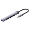 COLORWAY USB-elosztó CW-HUB04, USB-C 4-B-1 USB2.0X3/USB3.0 CW-HUB04
