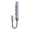 COLORWAY USB-elosztó CW-HUB04, USB-C 4-B-1 USB2.0X3/USB3.0 CW-HUB04