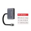 COLORWAY USB hub (dokkol&oacute;&aacute;llom&aacute;s) ColorWay USB-C 3 az 1-ben Type C PD 100W/USB3.0/HDMI 4K (CW-HUB08) CW-HUB08