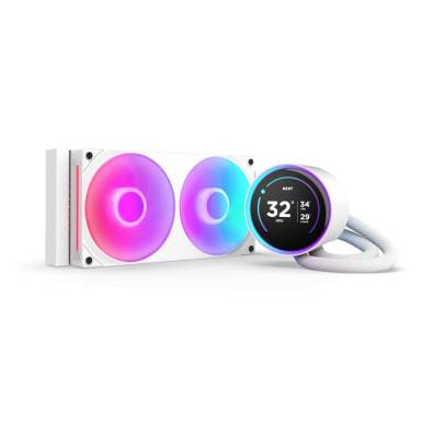 Fan NZXT - Kraken Elite 240 RGB V2 - Vízhűtés - 240mm - Fehér - RL-KR24E-W2 RL-KR24E-W2 Fan NZXT - Kraken Elite 240 RGB V2 - Vízhűtés - 240mm - Fehér - RL-KR24E-W2 RL-KR24E-W2
