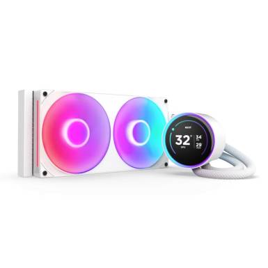 Fan NZXT - Kraken Elite 280 RGB V2 - Vízhűtés - 280mm - Fehér - RL-KR28E-W2 RL-KR28E-W2 Fan NZXT - Kraken Elite 280 RGB V2 - Vízhűtés - 280mm - Fehér - RL-KR28E-W2 RL-KR28E-W2