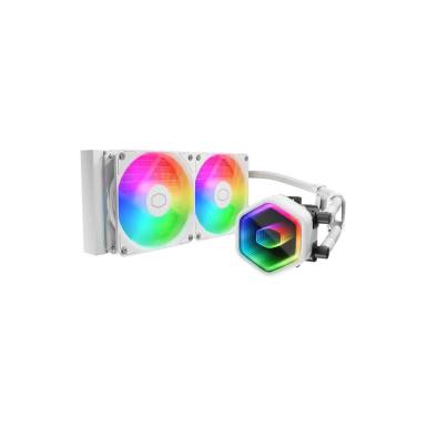 Fan Cooler Master - MasterLiquid 240 Core II White Edition - Vízhűtés/univerzális - MLW-D24M-A18PA-RW MLW-D24M-A18PA-RW Fan Cooler Master - MasterLiquid 240 Core II White Edition - Vízhűtés/univerzális - MLW-D24M-A18PA-RW MLW-D24M-A18PA-RW