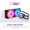 Fan NZXT - Kraken CORE 240 RGB - Vízhűtés - 240mm - RL-KR24C-B1 RL-KR24C-B1