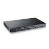 ZYXEL Switch 24x1000Mbps + 4x10G SFP+, Fémházas Menedzselhető, Rackes, XGS1935-28-EU0101F XGS1935-28-EU0101F
