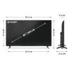 SHARP 40HF3265E 40"/101cm Full HD QLED Google TV, 1920x1080, 3xHDMI/2xUSB 40HF3265E