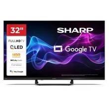 SHARP 32HF3865E 32"/80cm Full HD QLED Google TV, 1920x1080, 3xHDMI/2xUSB 32HF3865E