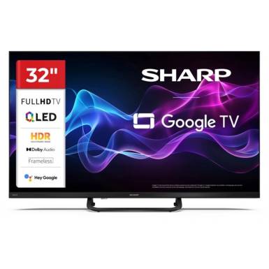 SHARP 32HF3865E 32"/80cm Full HD QLED Google TV, 1920x1080, 3xHDMI/2xUSB 32HF3865E SHARP 32HF3865E 32"/80cm Full HD QLED Google TV, 1920x1080, 3xHDMI/2xUSB 32HF3865E
