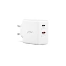 Lenovo Dual USB-C 65W GaN Charger - White G0A6065WEU