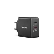 Lenovo Dual USB-C 65W GaN Charger - Black G0A6065BEU