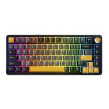 BILL MARVO TITAN 75 vezet&eacute;k n&eacute;lk&uuml;li gaming billentyűzet - Fekete - HU /Banana Crystal Linear/ KG985W