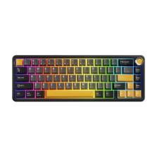 BILL MARVO TITAN 65 vezet&eacute;k n&eacute;lk&uuml;li gaming billentyűzet - Fekete - US /Banana Crystal Linear/ KG984W