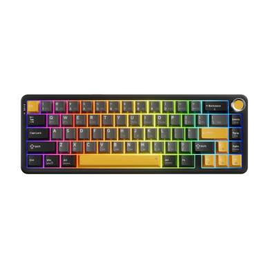 BILL MARVO TITAN 65 vezeték nélküli gaming billentyűzet - Fekete - US /Banana Crystal Linear/ KG984W BILL MARVO TITAN 65 vezeték nélküli gaming billentyűzet - Fekete - US /Banana Crystal Linear/ KG984W