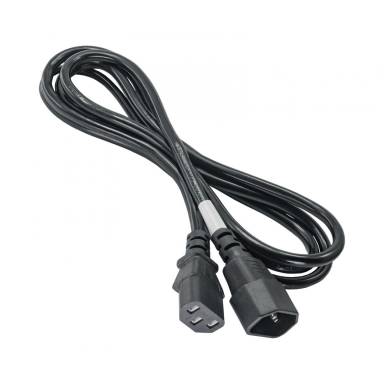 KAB Akyga AK-PC-03C Extension t&aacute;pk&aacute;bel told&oacute;, 1,8 m, fekete AK-PC-03C
