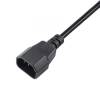 KAB Akyga AK-PC-03C Extension t&aacute;pk&aacute;bel told&oacute;, 1,8 m, fekete AK-PC-03C