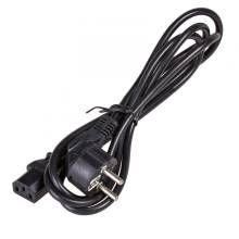 KAB Akyga AK-PC-08C PC Power Cable t&aacute;pk&aacute;bel, 10 m, fekete AK-PC-08C