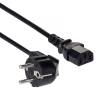 KAB Akyga AK-PC-08C PC Power Cable tápkábel, 10 m, fekete AK-PC-08C