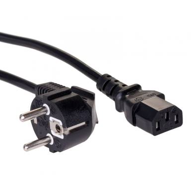 KAB Akyga AK-PC-06C PC Power Cable t&aacute;pk&aacute;bel, 3 m, fekete AK-PC-06C
