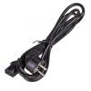 KAB Akyga AK-PC-06C PC Power Cable t&aacute;pk&aacute;bel, 3 m, fekete AK-PC-06C