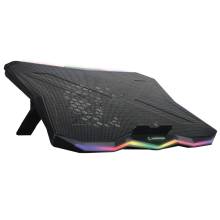 Rampage AD-RC8 Showy RGB Notebook hűtő Black 33450