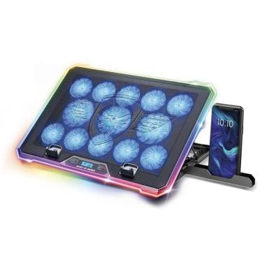 Spirit Of Gamer AirBlade 1300 RGB Notebook hűtő Black SOG-VE1300RGB