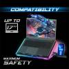 Spirit Of Gamer AirBlade 1300 RGB Notebook hűtő Black SOG-VE1300RGB