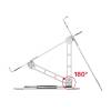 Unitek Adjustable Laptop Stand with 360&deg; Rotating Base Space Grey OT180SL01