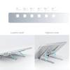 Unitek Mechanical Foldable Laptop Stand Silver OT155SL