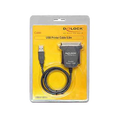 DELOCK USB2.0 Printer Adapter Cable 0.8m DELOCK USB2.0 Printer Adapter Cable 0.8m
