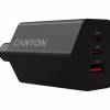 CANYON charger HEXAGON 65 GaN 65W 2xPD 1xQC EU Black CND-CHAHEX65B