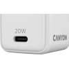 CANYON charger CU20C GaN 20W 1xPD EU White CNS-CUW20C