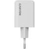 CANYON charger CU45AC GaN 45W 1xPD 1xQC EU White CNS-CUW45AC