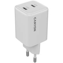 CANYON charger CU45CC GaN 45W 2xPD EU White CNS-CUW45CC CANYON charger CU45CC GaN 45W 2xPD EU White CNS-CUW45CC