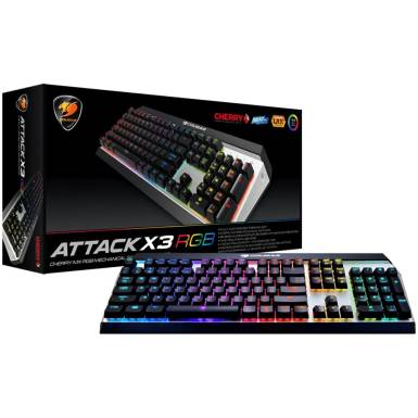 COUGAR ATTACK X3 Gaming Keyboard (HU LAYOUT) CGR-WM1MB-ATB-HU COUGAR ATTACK X3 Gaming Keyboard (HU LAYOUT) CGR-WM1MB-ATB-HU