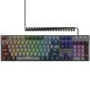 LORGAR Azar 514, Wired mechanical gaming keyboard, RGB backlight, 1680000 colour variations, 18 modes, keys number: 104, 50M clicks, linear dream switches, spring cable up to 3.4m, ABS plastic+metal, magnetic cover, 450*136*39mm, 1.17kg, black,