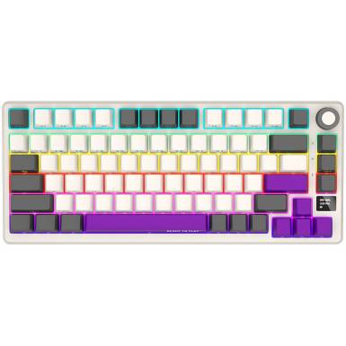 LORGAR KBP7075W, Wireless 75% Mechanical Gaming Keyboard Pro, Beige, EN layout LRG-KBP7075W-RT-US LORGAR KBP7075W, Wireless 75% Mechanical Gaming Keyboard Pro, Beige, EN layout LRG-KBP7075W-RT-US
