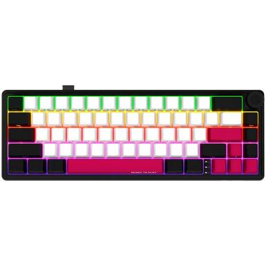 LORGAR KBP70MW, Wireless 65% Mechanical Gaming Keyboard Pro, Black/red, EN layout LRG-KBP70MW-BK-US LORGAR KBP70MW, Wireless 65% Mechanical Gaming Keyboard Pro, Black/red, EN layout LRG-KBP70MW-BK-US