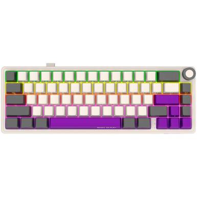 LORGAR KBP70MW, Wireless 65% Mechanical Gaming Keyboard Pro, Beige, EN layout LRG-KBP70MW-RT-US LORGAR KBP70MW, Wireless 65% Mechanical Gaming Keyboard Pro, Beige, EN layout LRG-KBP70MW-RT-US