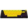 LORGAR KBP70MW, Wireless 65% Mechanical Gaming Keyboard Pro, Black/yellow, EN layout LRG-KBP70MW-YL-US